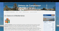 Desktop Screenshot of dehesadecampoamor.com